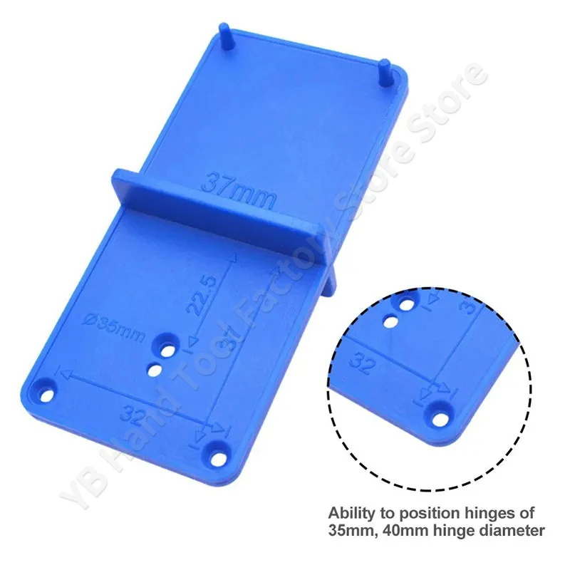 Hinge Hole Drilling Guides 35mm 40mm For Woodworking Cabinet Doors Hinge Install DIY Tool Punch Hinge Drill Hole Opener Locators