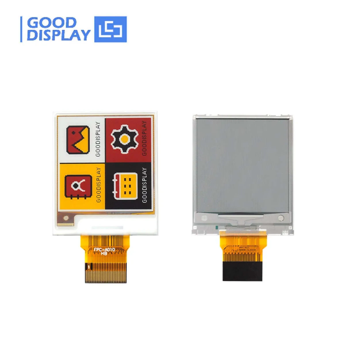 1.54'' 4-color Multi-color E-Paper Display, black, white, yellow and red Eink 152x152, GDEY0154F51