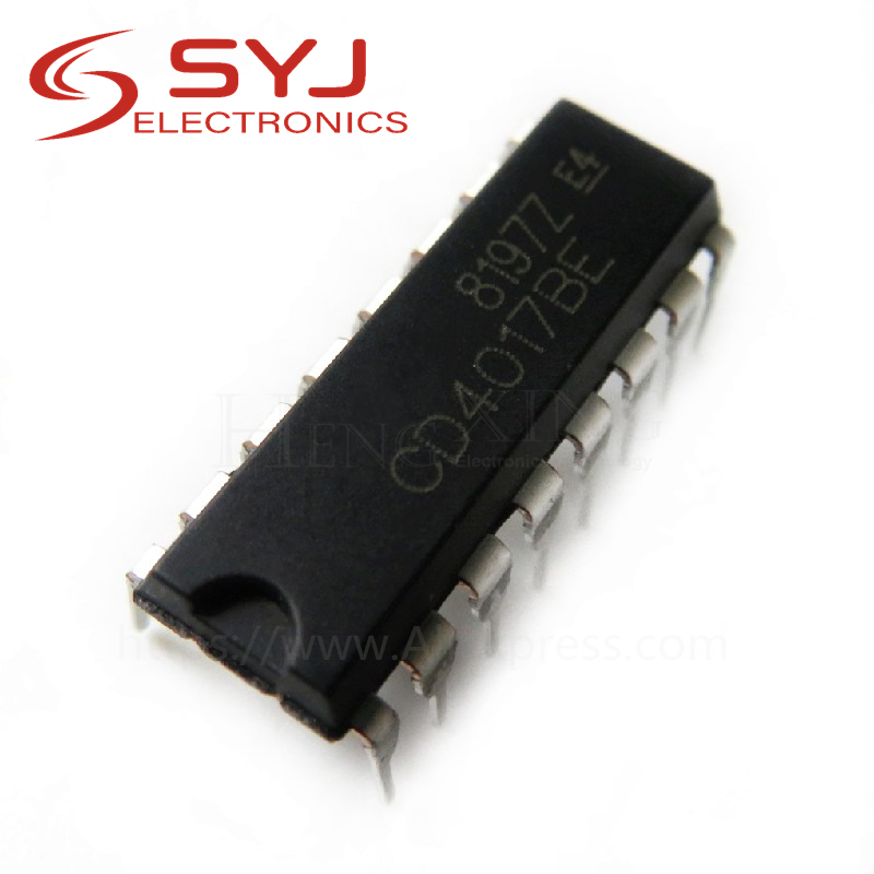 10pcs/lot CD4017BE CD4017 DIP-16 In Stock