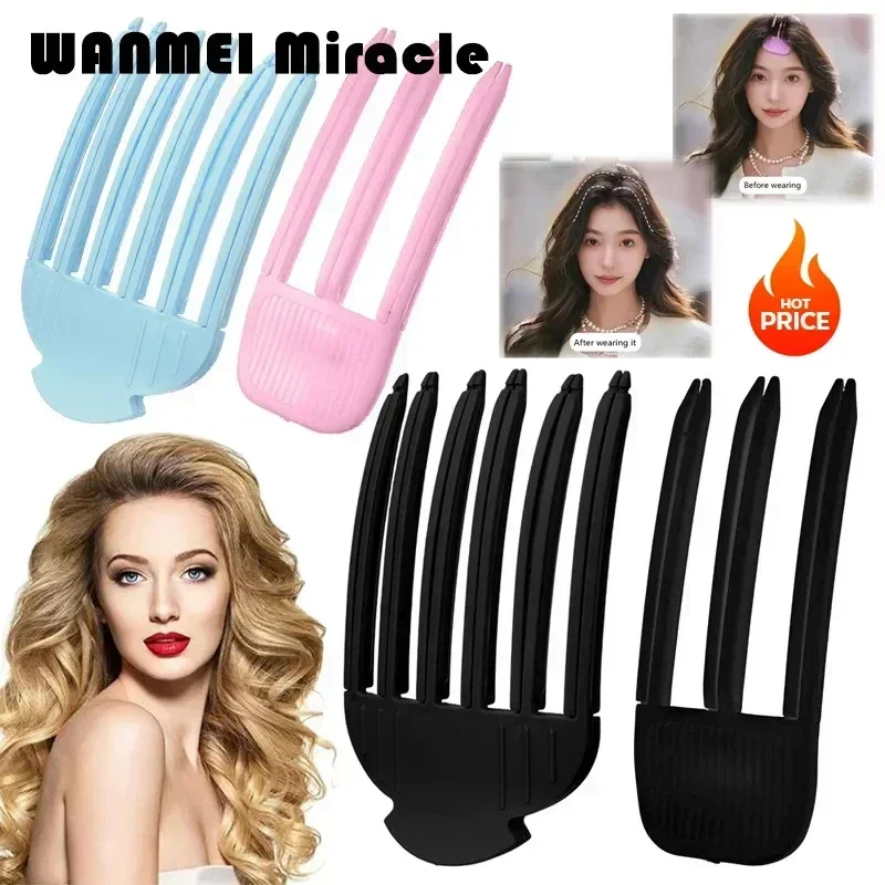 1/2 pz Nuovo Senza Calore Cura Dei Capelli Radici Naturale Soffici Clip di Capelli Nessuna Calore Bigodino di Capelli Styling FAI DA TE Styling Dei Capelli Fluffiness Strumento