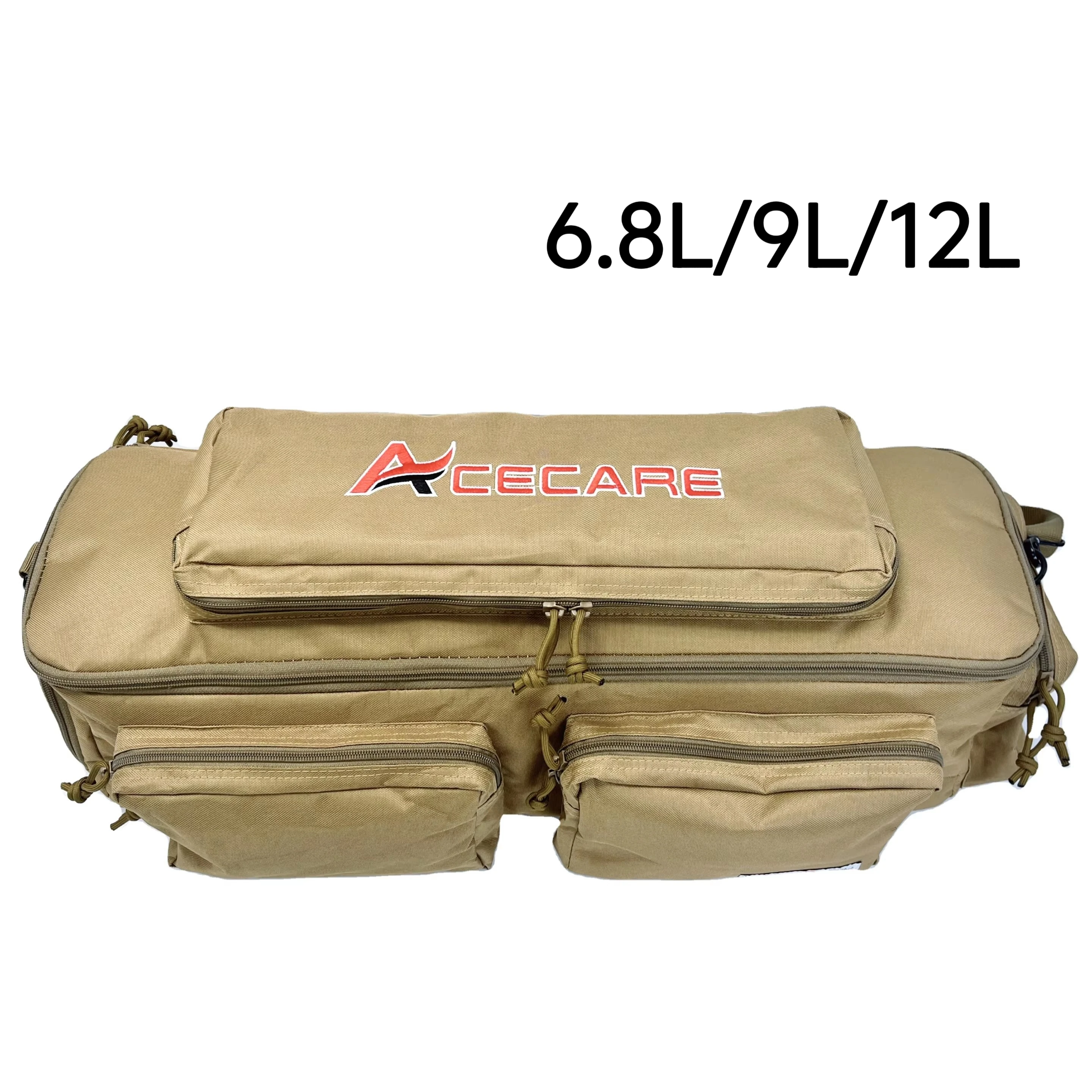 ACECARE 4500psi 6.8L/9L/12L Scba tank cylinder bag Carbon Fiber Cylinder Bag Protective Case Backpack Baggable Valve Khaki