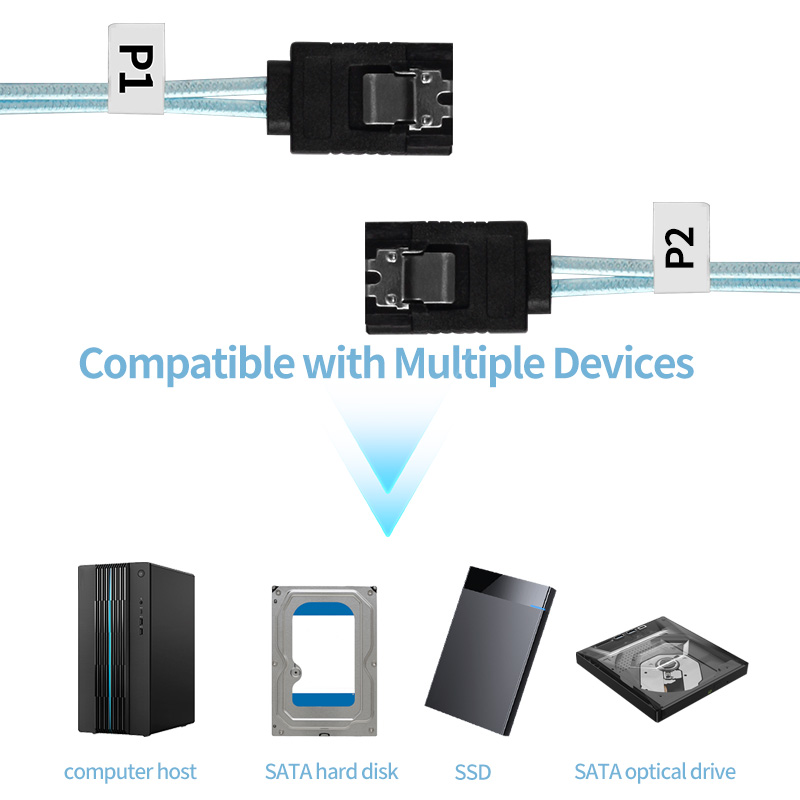 4/6 teile/satz Sata Zu Sata Kabel 6 Ports/Set Datum Kabel 7 Pin Sata Sas Kabel 6Gbps Sata zu Sata HDD Kabel Kabel Für Server Bergbau
