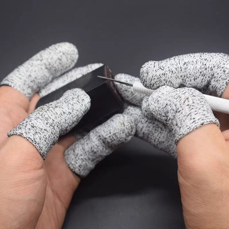 Cubierta anticorte para los dedos de nivel 5, guantes flexibles de seguridad de alta resistencia, herramienta de cocina reutilizable y duradera