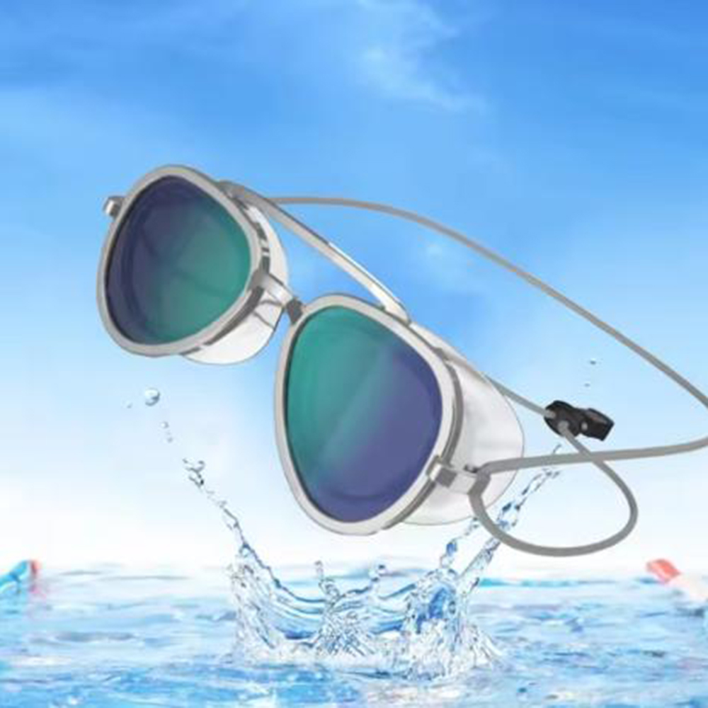 Gafas de natación antivaho, gafas de natación antivaho, gafas de natación de visión completa, gafas de natación Retro para hombres, nadadores, ocio