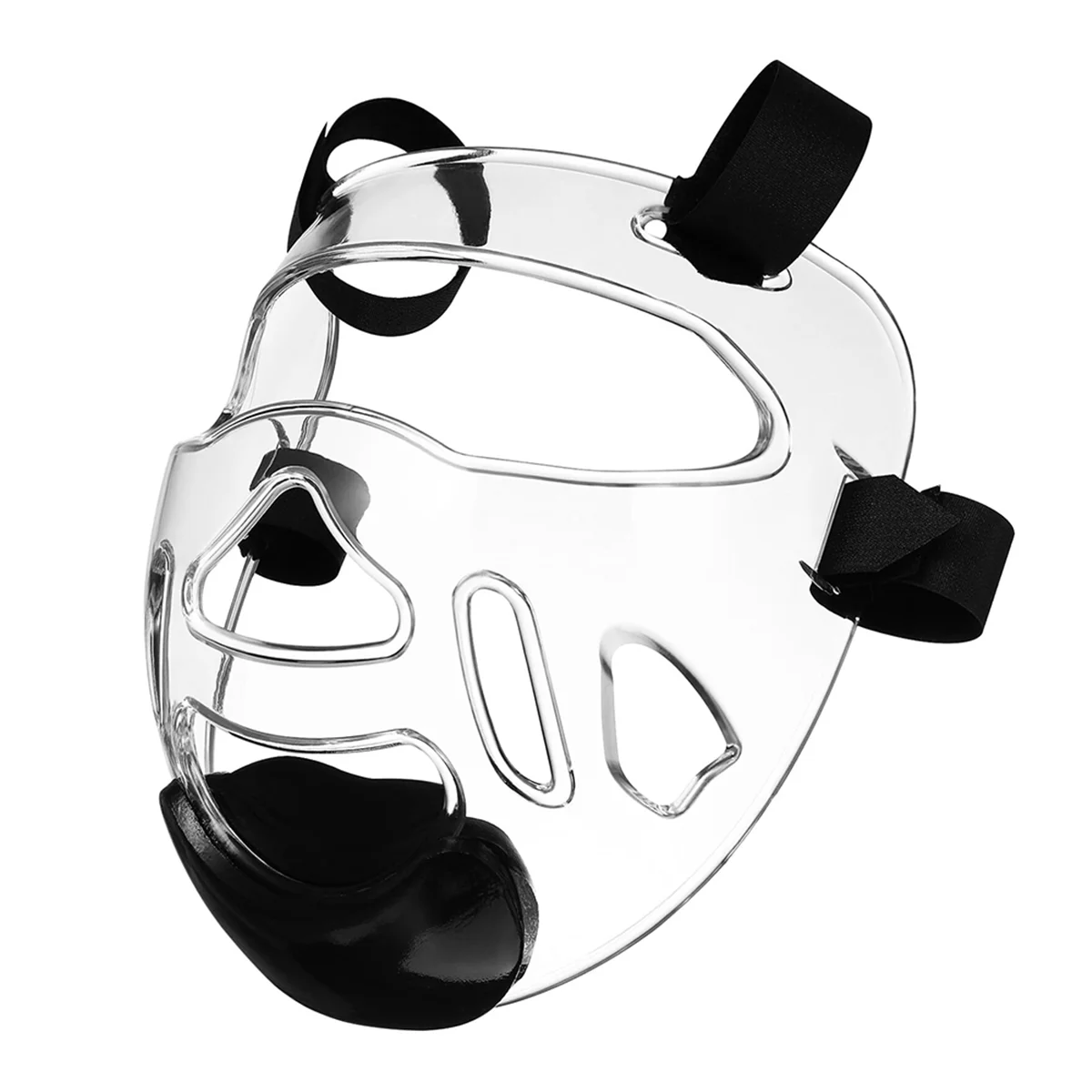 A71P Taekwondo Face Mask Taekwondo Clear Detachable Protector Protective Mask for Sports Boxing Taekwondo Adult
