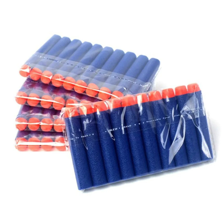 7.2Cm Mềm Rỗng Đầu Nạp Phi Tiêu Đồ Chơi Súng Bắn Đạn Xốp Đạn Nước Trẻ Em EVA Bóng Vũ Khí Blaster Viên Bắn Chính Xác Cho Súng Đồ Chơi Nerf n-Strike Bé Trai