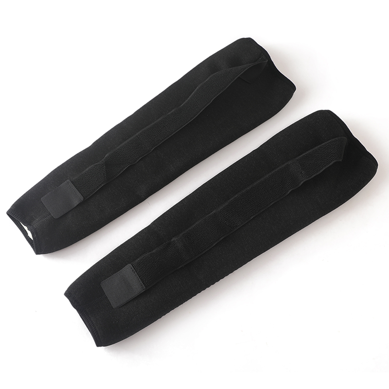 Men's and women's winter warm knee pads, soft and fluffy knee heaters, elderly joint and cold leg covers, adjustable size