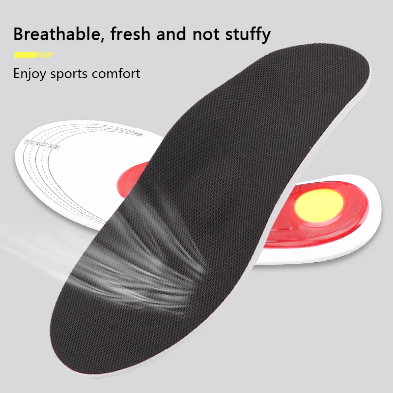 NEW Orthotic Insole Arch Support Flat Foot Orthopedic Insoles for Feet Ease Pressure of Air Movement Damping Cushion Shoe Pads