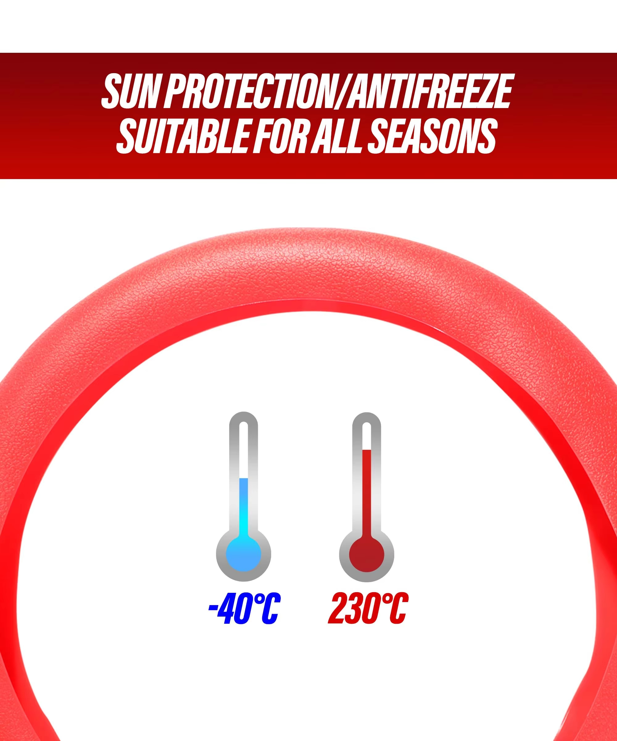 Capa protetora elástica de silicone para volante de carro, capa multicolorida para decoração de gel de sílica para interiores automotivos para homens e mulheres