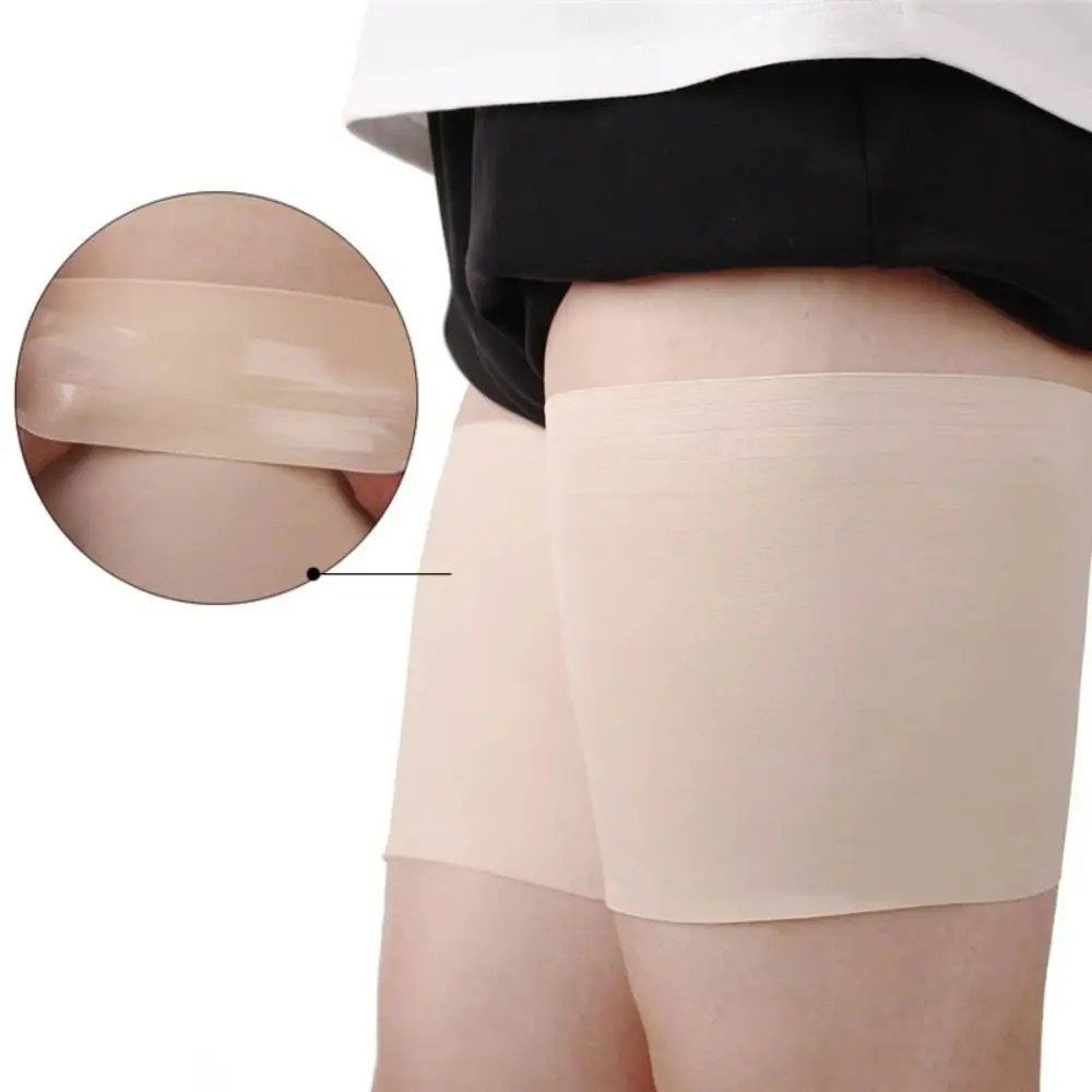 Elastic Thigh Sleeve Anti Friction Bands Fashion Sport Ware Anti Chafing Thigh Cover Unisex Silicone Sock Sleeves