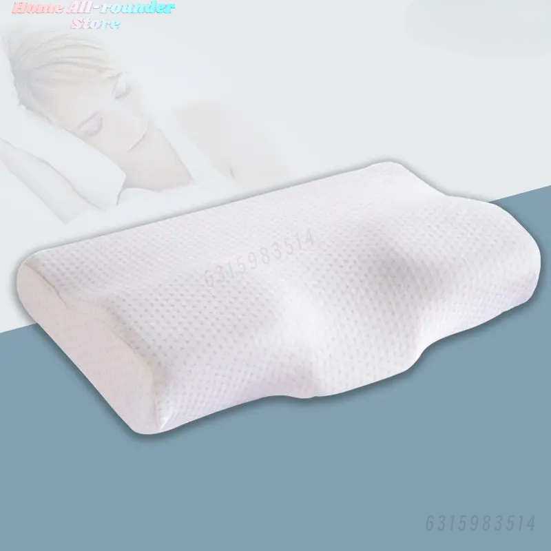 Oreiller orthopédique cervical pour le cou, lit en mousse à mémoire de forme, Protection du cou, oreiller à rebond lent, oreiller en forme de papillon