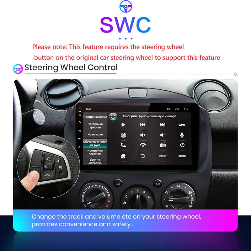 Автомобильный Android-радио, мультимедийный плеер для MAZDA 2 Mazda2 2007 2008 2009 2010 2011 2012 2013 2014 GPS Navi 2din 2 din, авторадио
