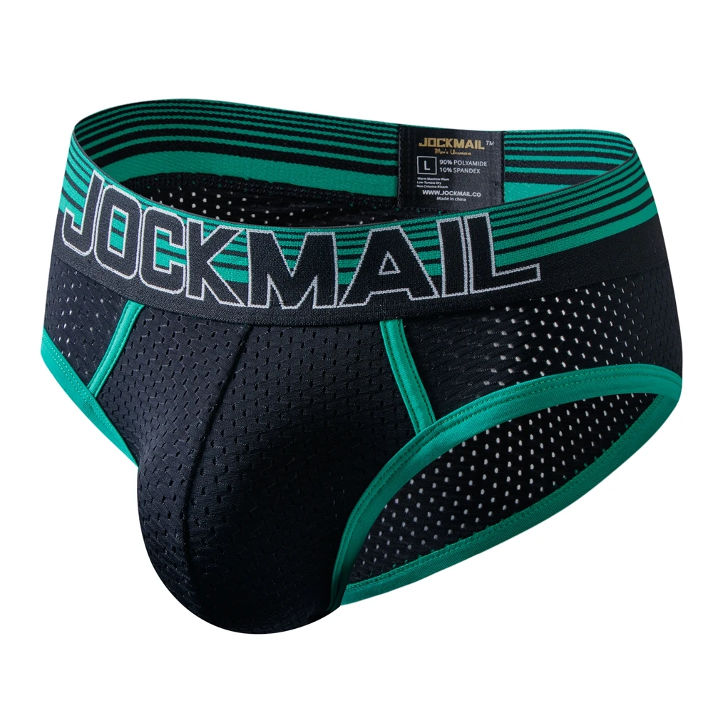 JOCKMAIL ผ้าฝ้ายเซ็กซี่ชายชุดชั้นในกางเกง Breathable กางเกงในชายบิกินี่ชุดชั้นในชายชุดชั้นใน Calzoncillos