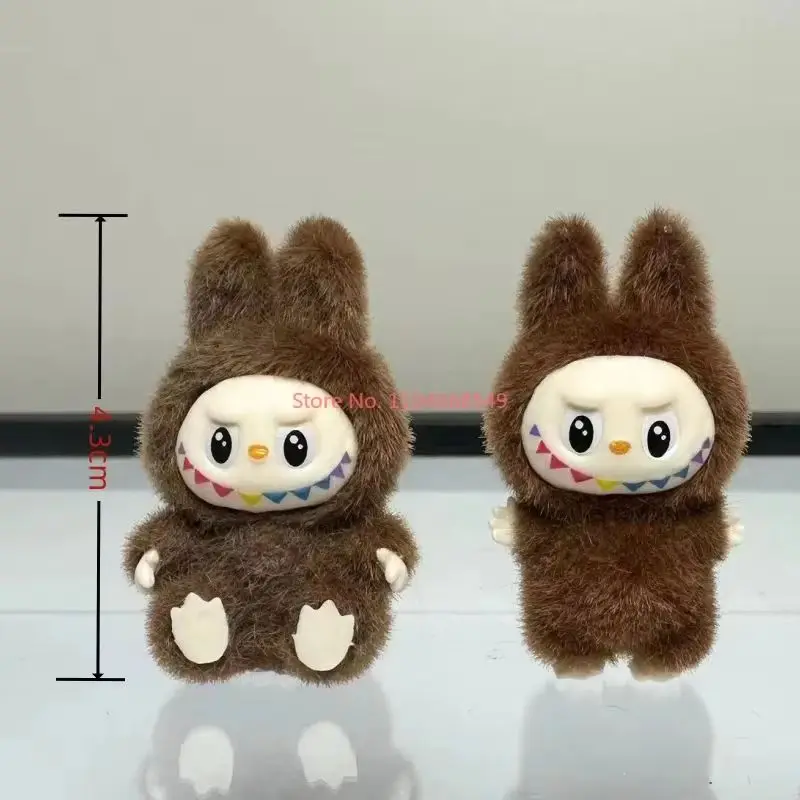 新しいミニ Labubu 立ちと座り姿勢人形かわいいおもちゃデスクトップ装飾モデル装飾品クリスマスギフトランダムに送信