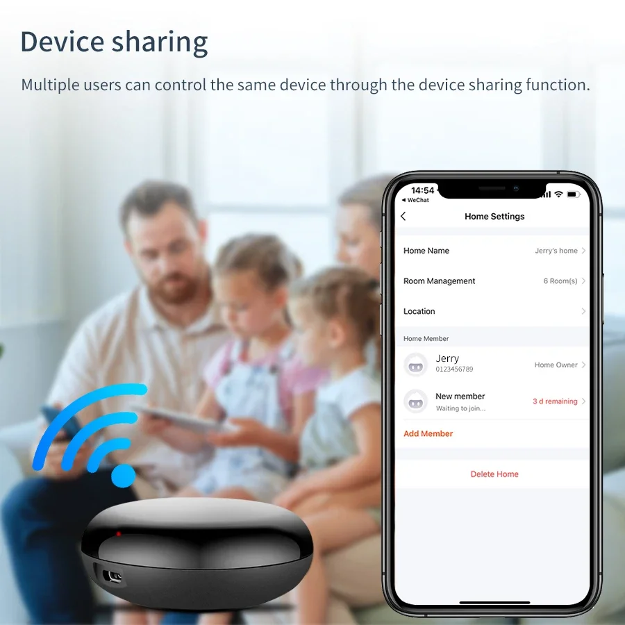 Tuya Smart Wifi Universele Infrarood Controller Smart Intelligente Ir Afstandsbediening Voor Airconditioner Tv-Ondersteuning Alexa Google Home