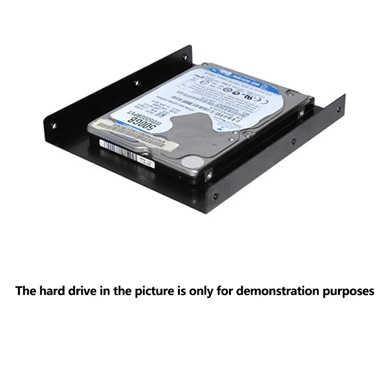 Coolcirc 2.5 to 3.5 Inch Metal SSD/HDD Adapter Bracket with SATA for PC Case & Mobile Use - Portable Hard Drive Mounting Kit