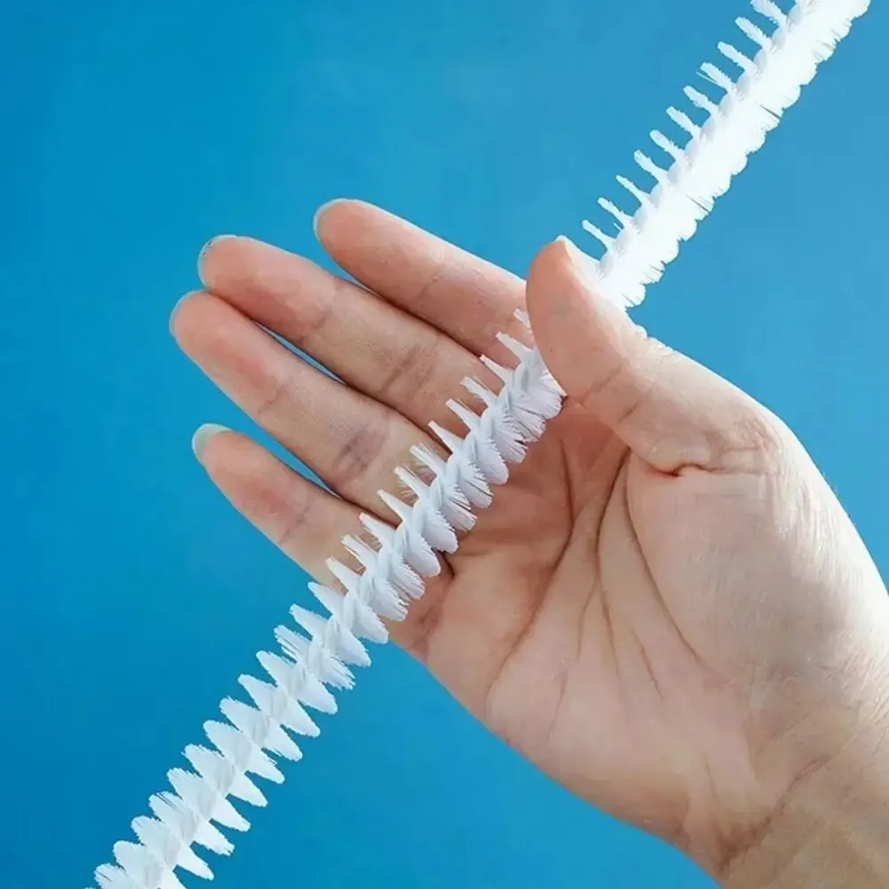 パイプ浚渫ブラシ浴室下水道毛削除シンククリーニングブラシ 48/71 センチメートル排水クリーナー曲げ可能な柔軟なクリーニングツール