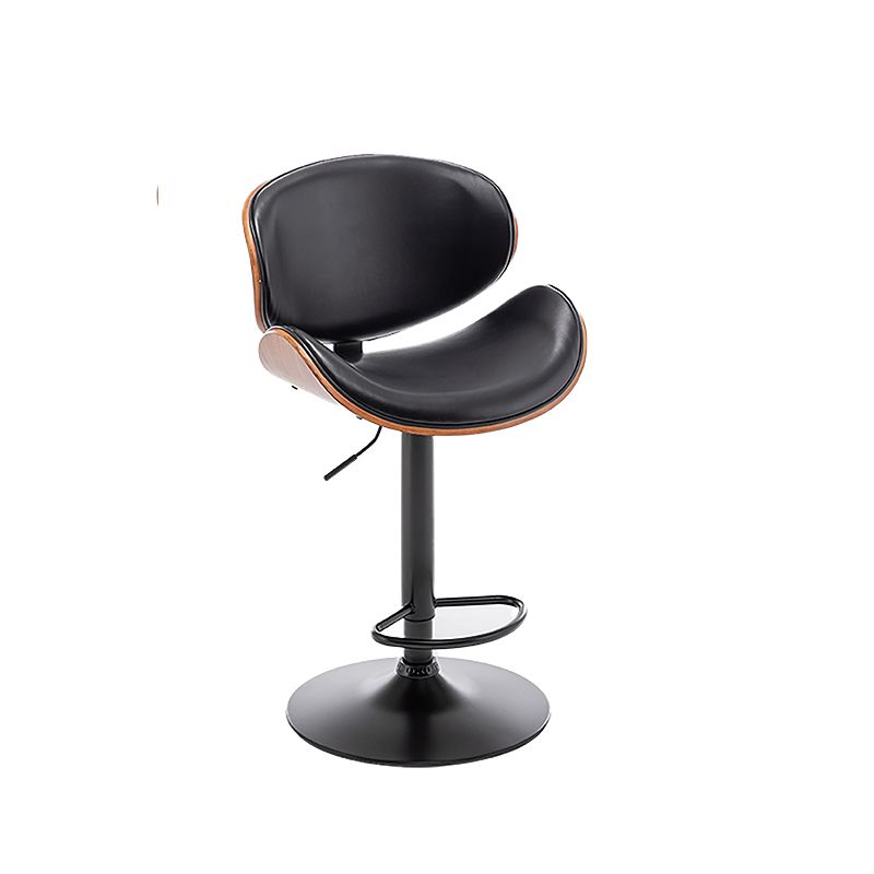 Comfortable High Elastic Seat Bar Chair Lift Solid Wood Front Desk Bar Chair Home Swivel Chairs Backrest Light Luxury High Stool
