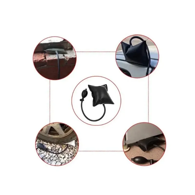 自動クイックポジショニングエアポンプ,厚い車のドアの修理,エアクッション,緊急ロック解除ツール,1個