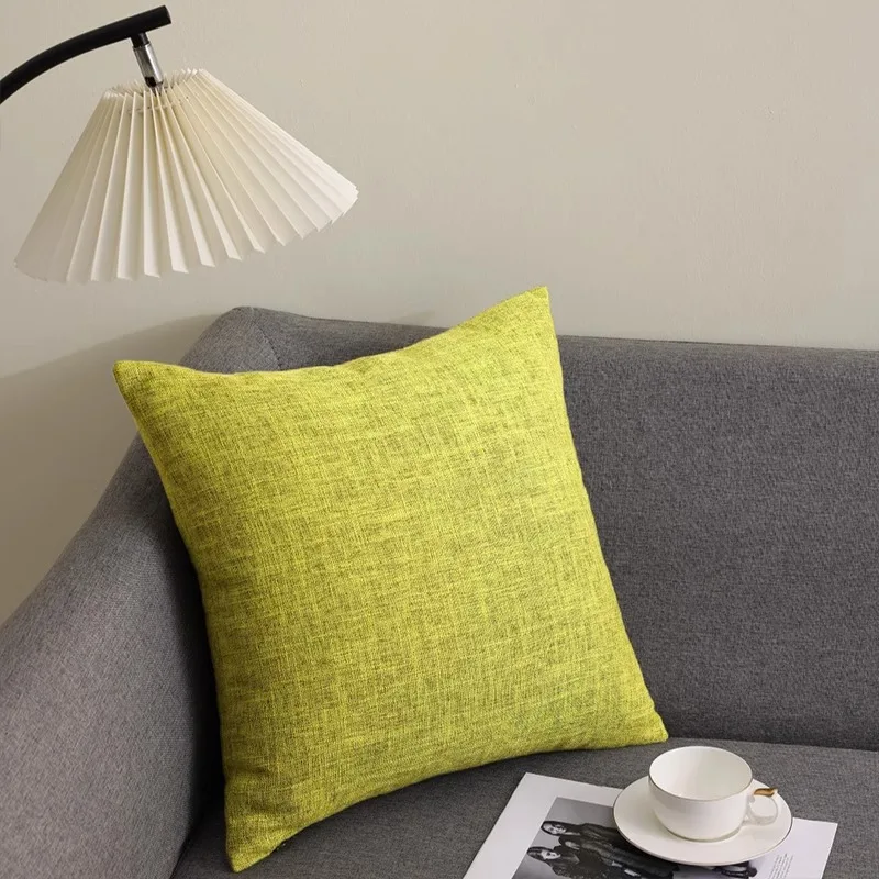Olanly-funda de cojín de algodón para sofá, cubierta de almohada suave y transpirable, decoración nórdica para dormitorio y sala de estar