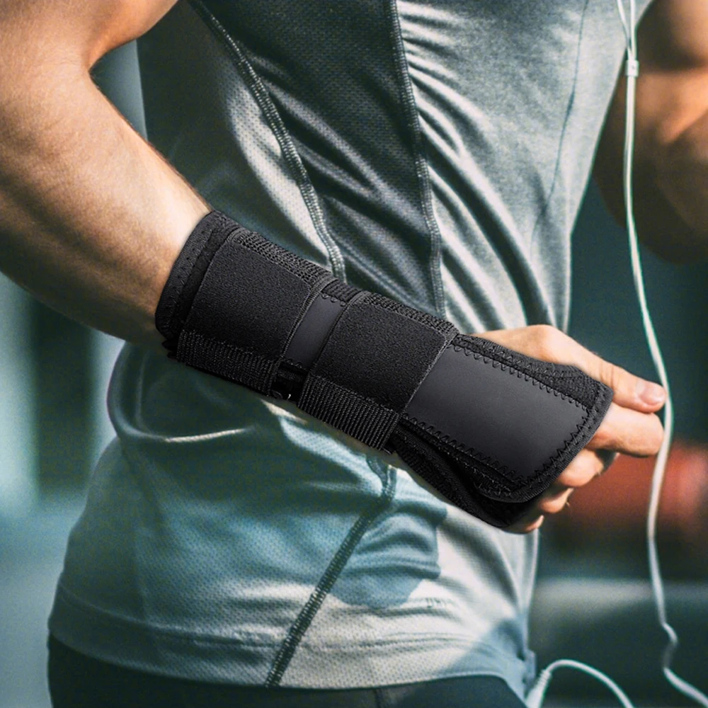 1 PC Professional สายรัดข้อมือ Splint โรคข้ออักเสบเข็มขัด Carpal อุโมงค์สายรัดข้อมือ Sprain ป้องกันข้อมือสําหรับ Fitnes