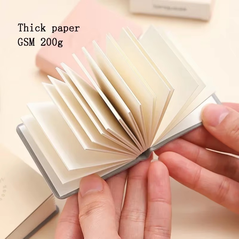 3Pcs/Pack Mini Drawing Book Square Watercolor Sketchbook Thick Paper 3 Book Painting Paper Work Relaxation Art Supplies