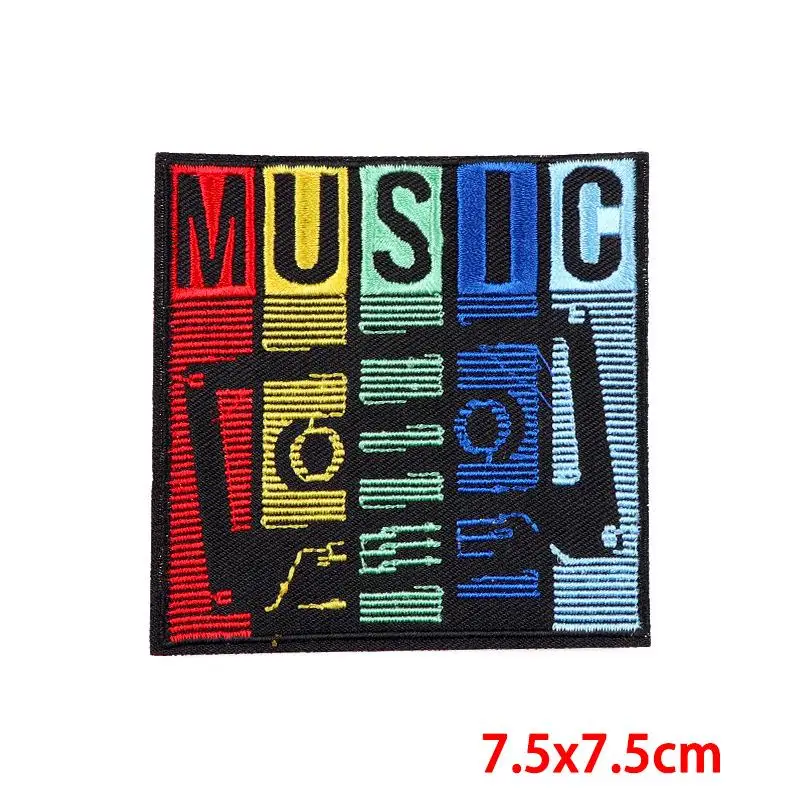 Embroidered Patch Iron On Patches for Clothing Pocket Tiger Head Clothes Stickers Fabric Sewing Thermal Adhesive Applique