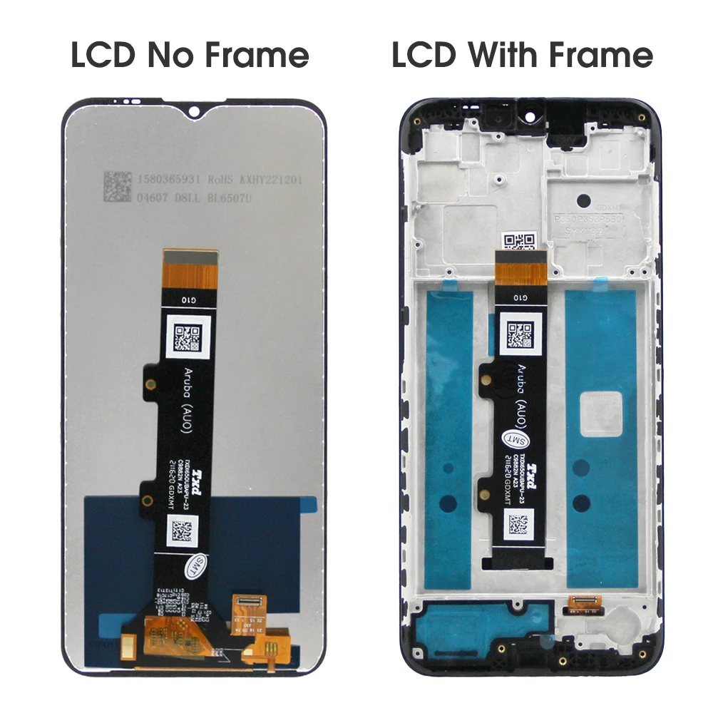 ทดสอบ 100% สําหรับ Motorola Moto G10 G20 G30 จอแสดงผล LCD Touch Screen Digitizer withFrame, สําหรับ MotoG30 G50 G60 G100 เปลี่ยนจอแสดงผล