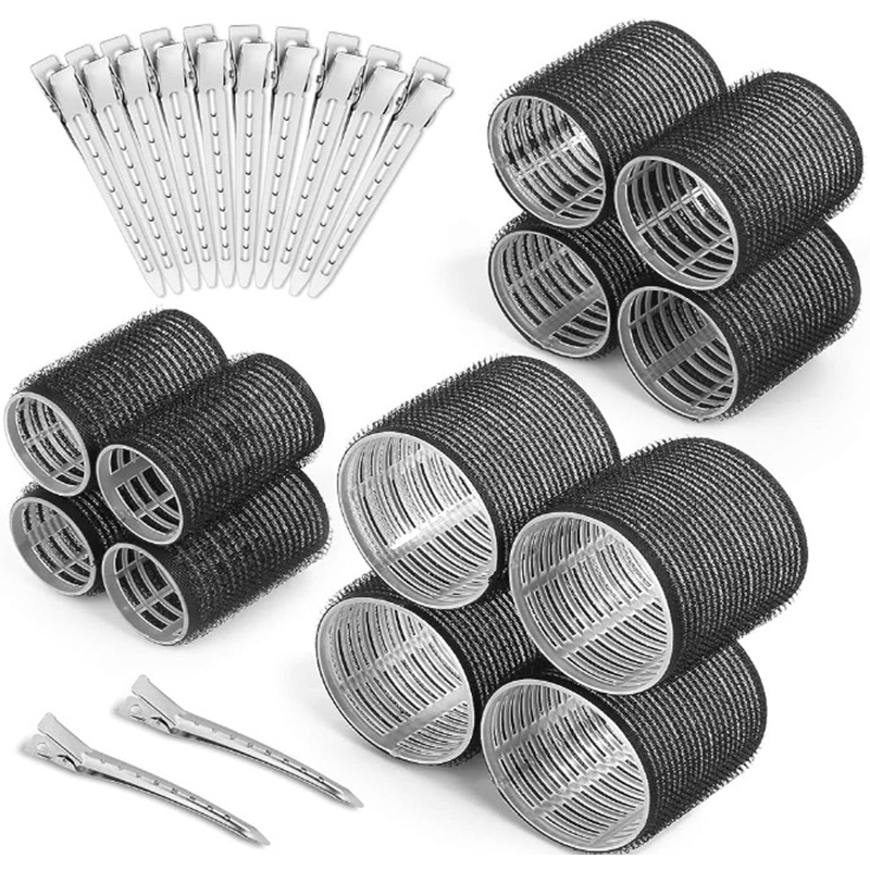 Rodillo para el cabello sin daños al cabello, rizador mágico, rizador Natural, sin calor, flequillo, volumen, gancho y bucle autoadhesivo, herramientas de estilismo DIY