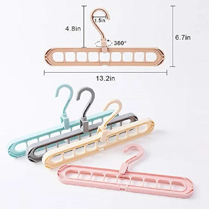 3 Magic Tiết Kiệm Không Gian Móc Treo Quần Áo Thông Minh Tủ Quần Áo Người Tổ Chức Cao Cấp Tủ Quần Áo Quần Áo Theo Tầng Móc Áo Sơ Mi Quần Áo
