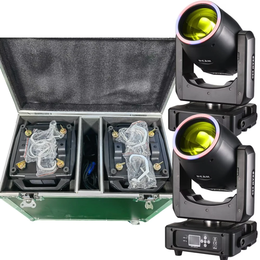 Bühnenbeleuchtung Strahl 8R 250W Moving Head mit DMX512 Leier DJ Projektor Disco Party Professionelle Bühne Ausrüstung für Konzertparty
