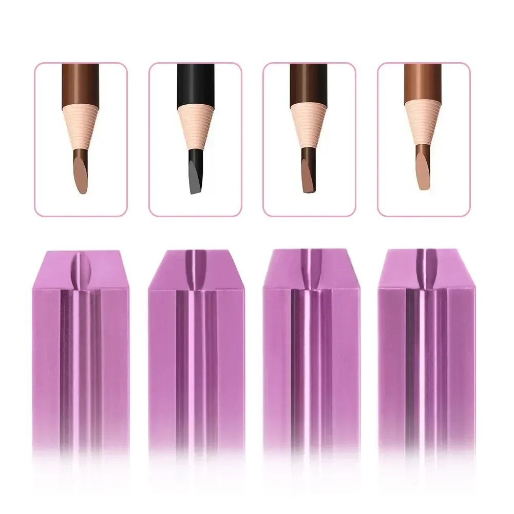 4 In 1 Augenbraue Bleistift Spitzer Microblading Tattoo Marker Permanent Make-Up Professionelle Augenbraue Bleistift Schärfen Spitze Dünne Werkzeug