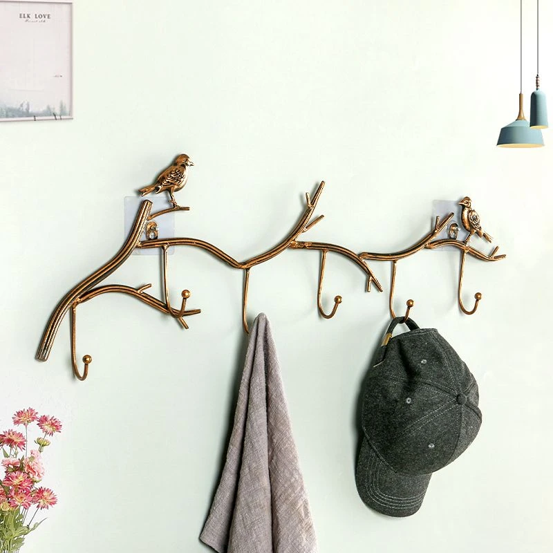 Creative Wall Hanging Clothes Hanger Upon Entering The Doorcoat Rack No Punching Holes At The Entrance Wall Clothes Hook