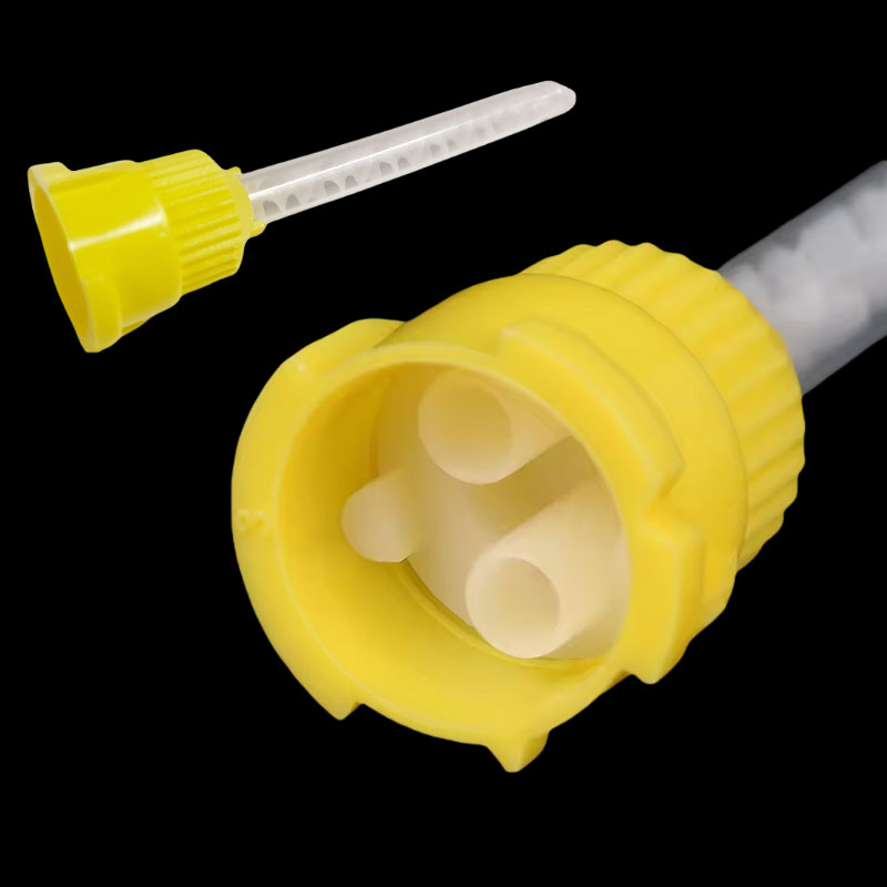 50/100 stücke Dental Mischen Tipps Einweg Düsen Rohre Kopf Abdruck Materialien Silikon Gummi Förderung Zahnmedizin Labor Produkte