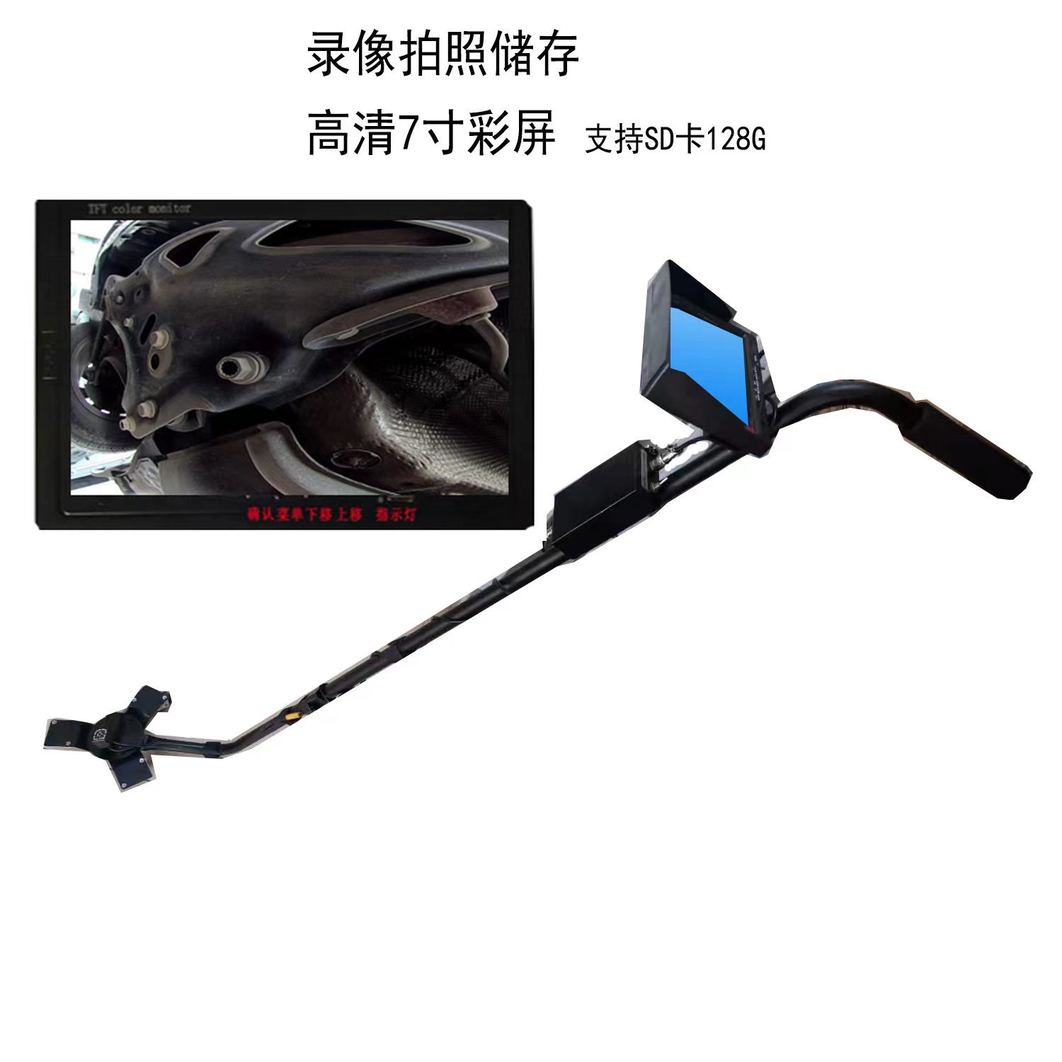 O produto pode ser personalizado. Detector de vídeo sobretudo