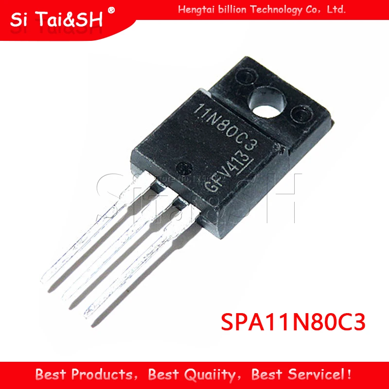 10pcs SPA11N80C3 F 11N80C3 F SPA11N80  11N80 Data system