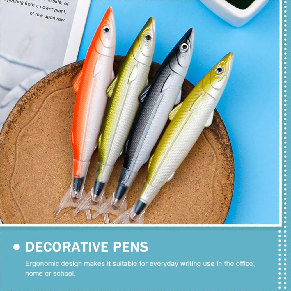 2Pcs Gesalzener Fisch Kugelschreiber Das Geschenk Salz Form Stift Fisch Werbung Kugelschreiber Fisch Party Gefälligkeiten Angeln Party Dekoration