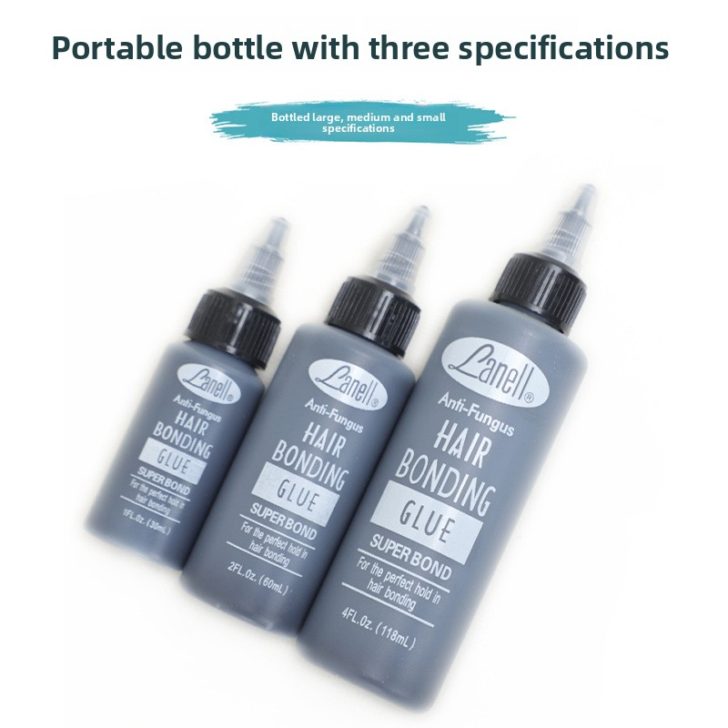Wodoodporny klej do tupecików Narzędzie Płynny klej Sztuczne rzęsy Klej do peruk Profesjonalne przedłużanie włosów Klej do włosów antygrzybiczy