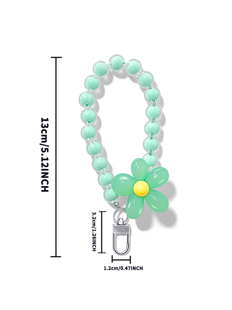 Macaron Color Cell Phone Charm Lanyard Strap Chain Mobile Phone Case Pendant Car Keychain Woman Girl Bag Camera For Airpods Case