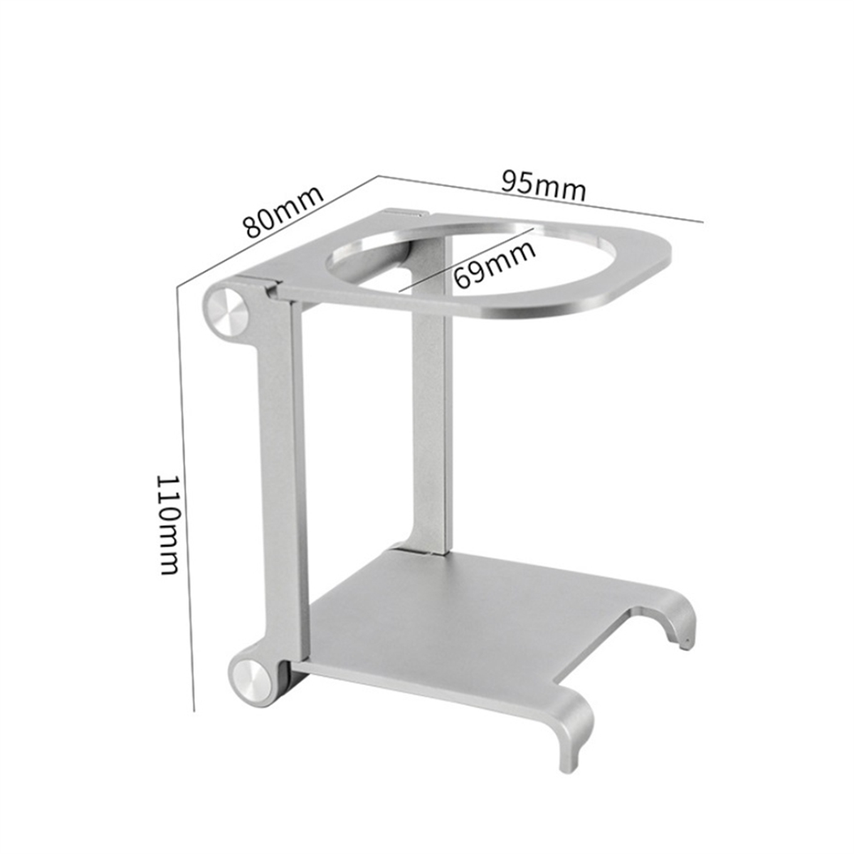 Newest Foldable Coffee Drip Holder Aluminum Alloy Support Stand Espresso Portable Travel Outdoor Using Tool Coffee Machine Rack