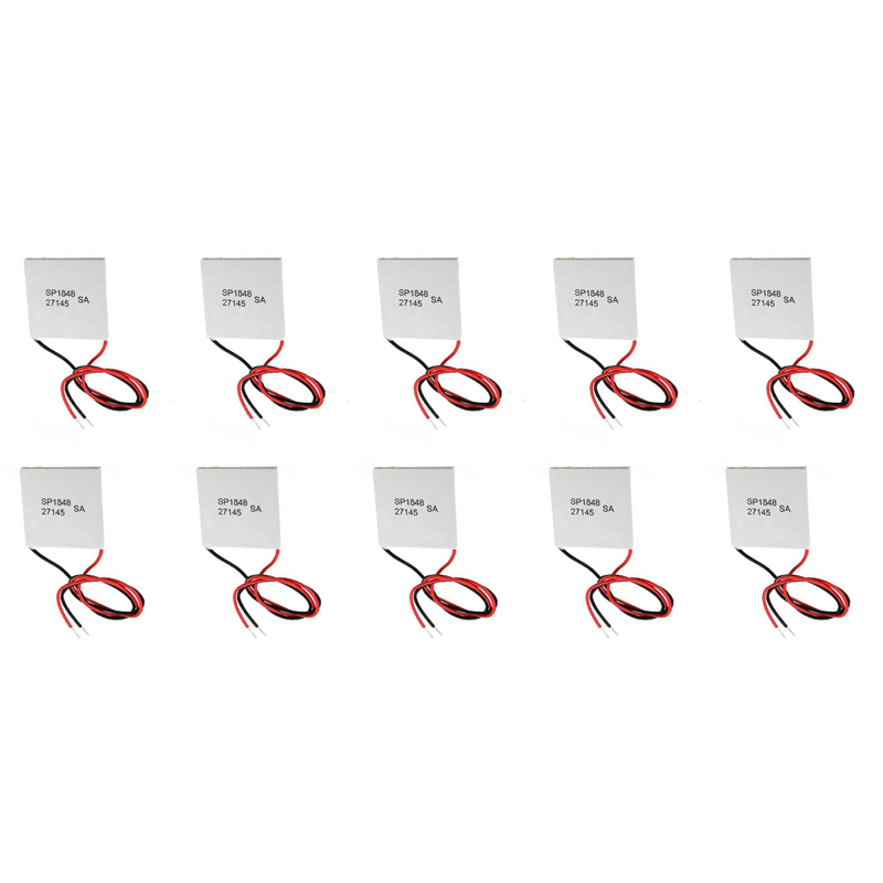 10 stuks 40X40mm Thermo-elektrische Stroomgenerator SP1848-27145 Peltier TEG Module-ABJU