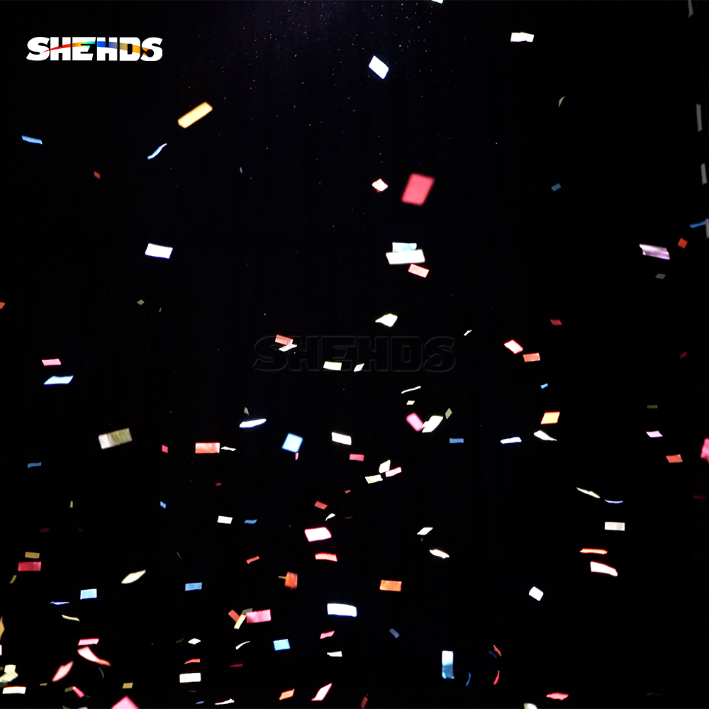 Shehds-電子サジュートキャノンガン、カラー、バッテリー、電気、紙吹雪、DJ、ディスコ、結婚式、1および3ヘッド用の防火作業