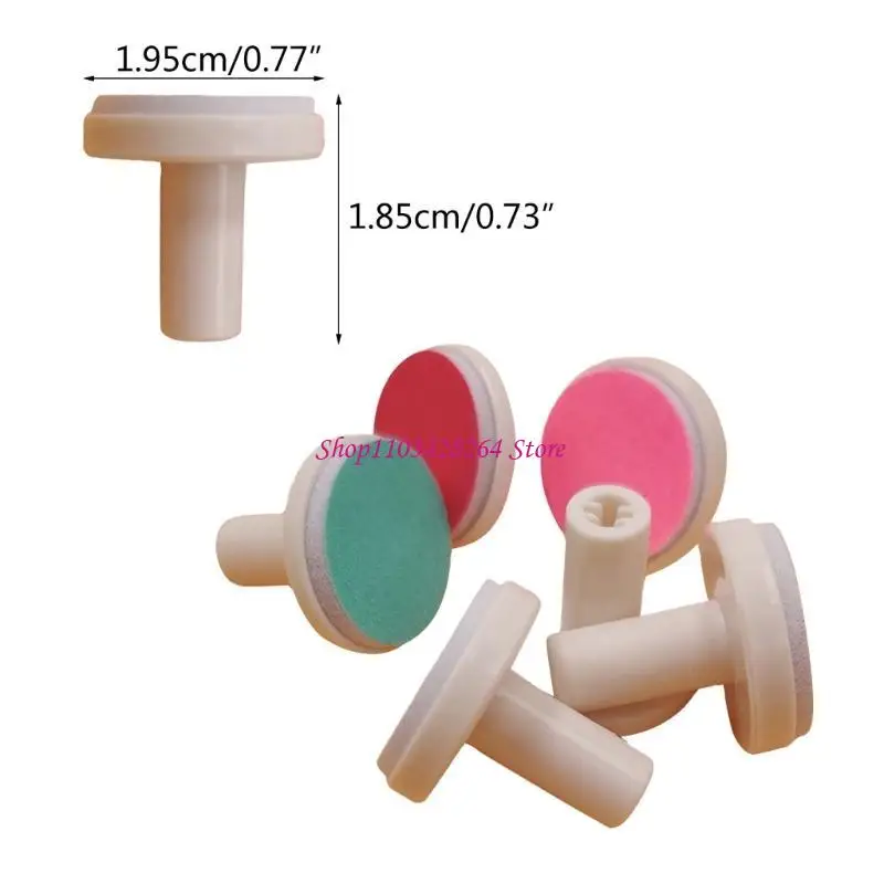 12-Pieces/Set Baby Nails File Kuku Pemangkas Pemangkas Pads Kualitas Kepala Grinding Untuk Sebagian besar File Kuku Listrik