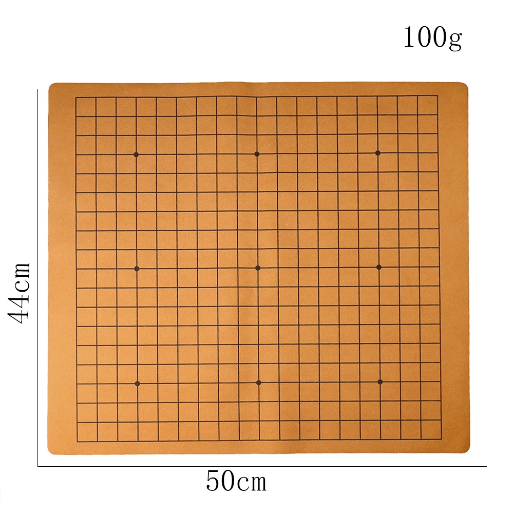 Juego de mesa plegable Go, tablero de ajedrez Weiqi, juego de mesa para piezas de 2,2 cm, un lado, 19 líneas, estándar internacional