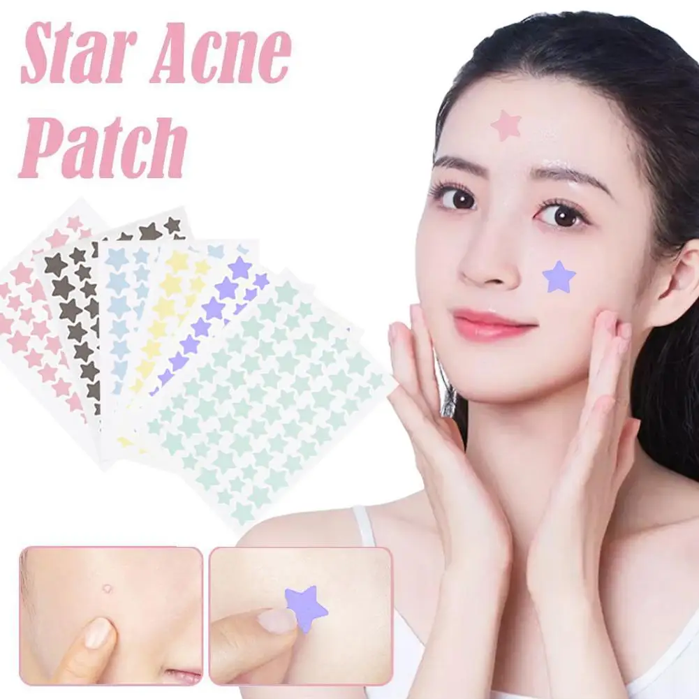 60PCS Colorful Acne Pimple Patch Sticker Waterproof Removal Pimple Anti-Acne Hydrocolloid Patches Spot Marks Repair Sticker
