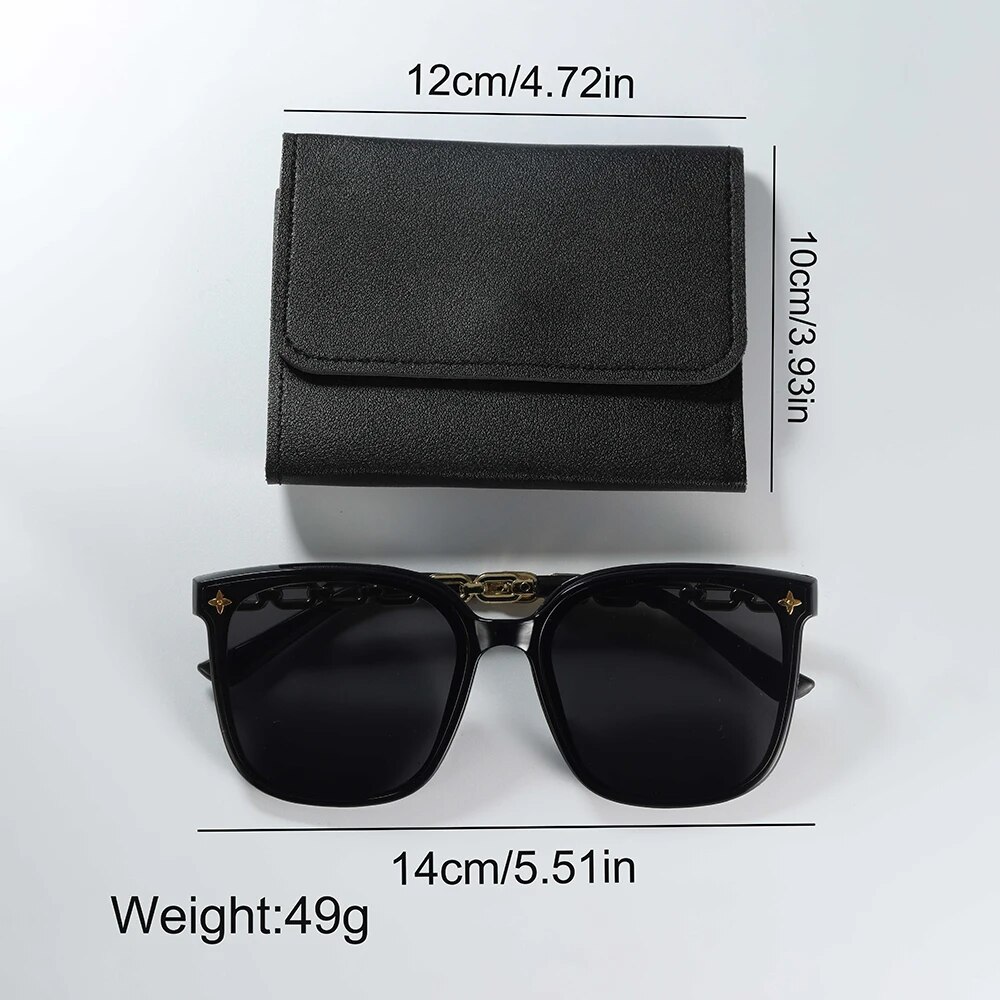 Relojes con correa de cuero a la moda para mujer y billetera con corazón Simple, conjunto de gafas de sol, relojes de pulsera de cuarzo para mujer, vestido para mujer