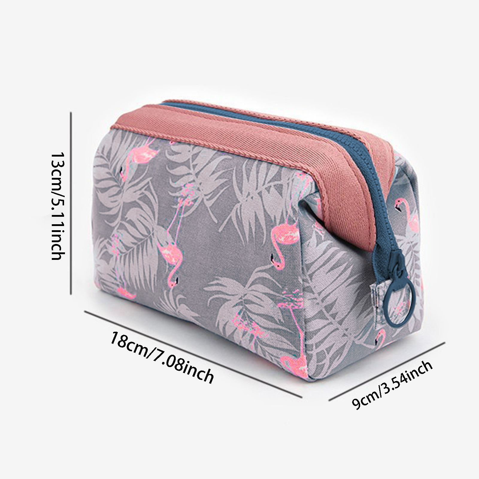 Women's makeup bag flamingo travel essentials toiletry storage bag portable Cosmetic Bag large capacity organizer storage bag