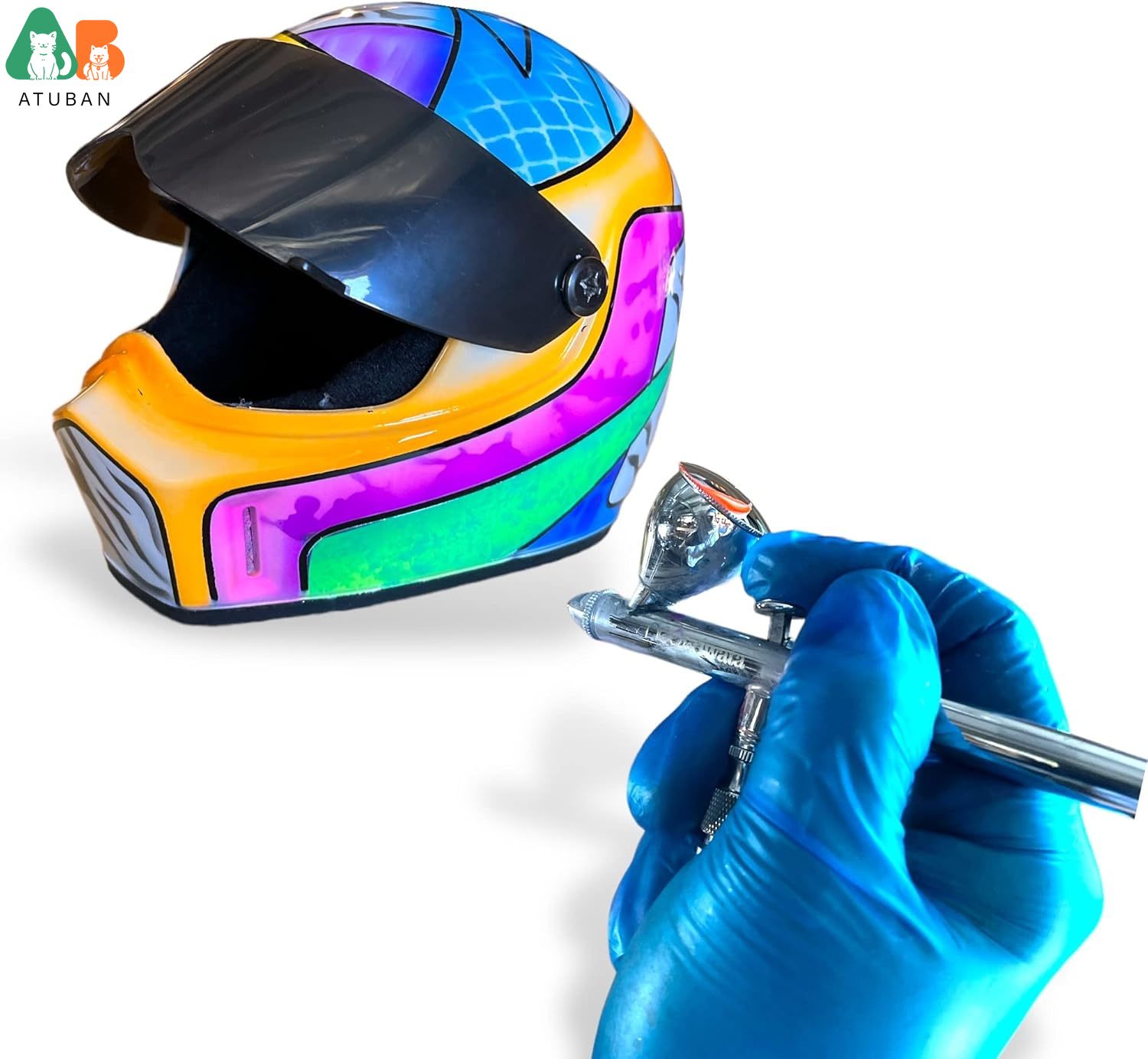 DIY-Pet Helmets,Cat Helmet,Outdoor Mini Head Protecting Safe Hat,Motorcycle Helmet Decorative,Pet Photo Props Accessorie