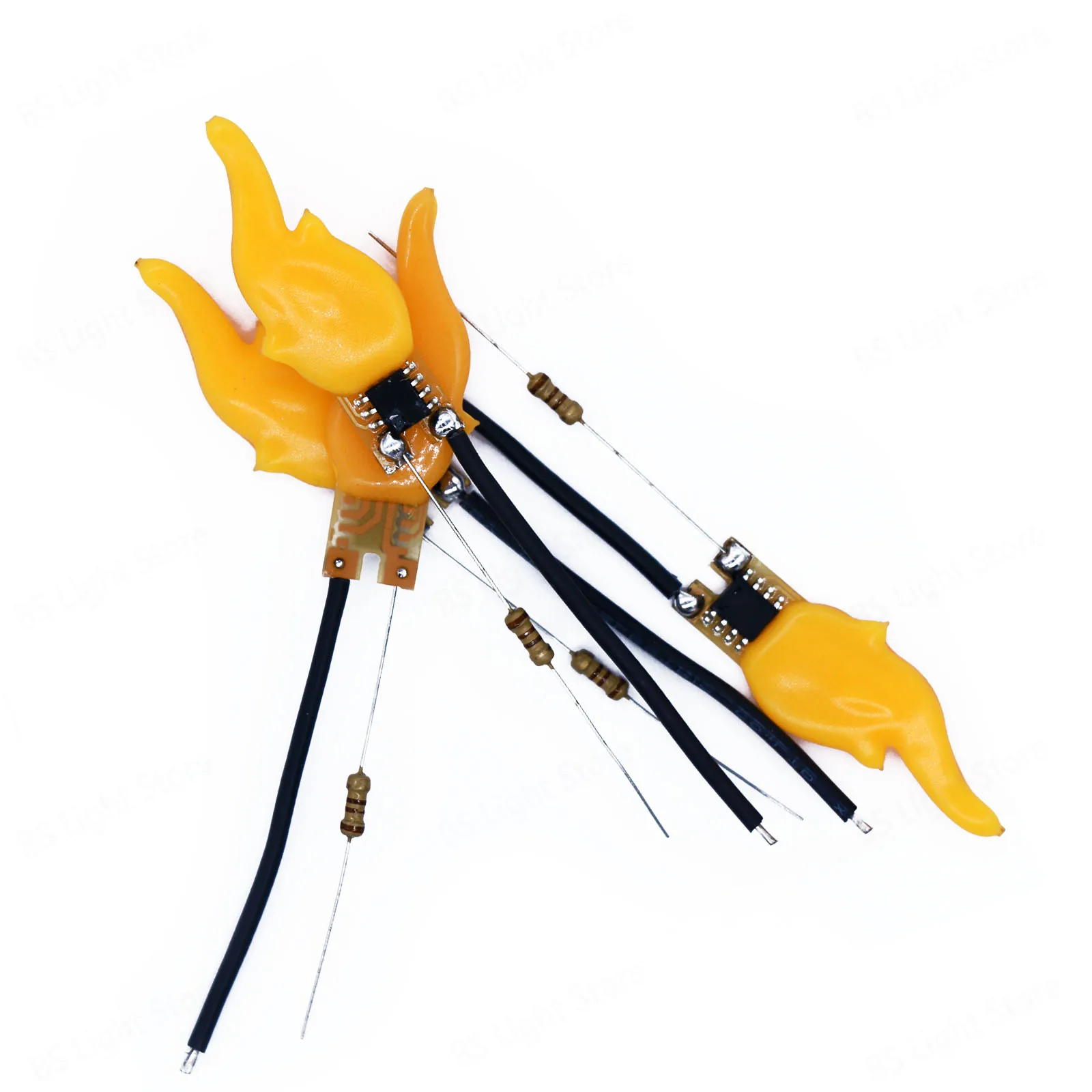 5V LED Cob แฟลชเทียน Edison เปลวไฟ LED Filament 2200K ไดโอดวันเกิดตกแต่งหลอดไฟอุปกรณ์เสริมแสงเทียน DIY