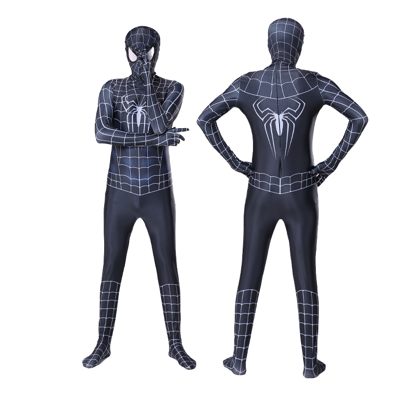 Disfraz de Spiderman para adultos, monos Zentai de superhéroe para hombres y mujeres, traje de Cosplay con tocado, trajes de Carnaval de Halloween